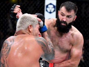 Andrei Arlovski And Jared Vanderaa Wallpaper