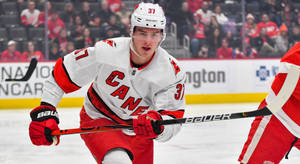 Andrei Svechnikov Ice Hockey Winger Wallpaper