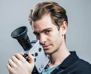 Andrew Garfield Camera Shoot Wallpaper