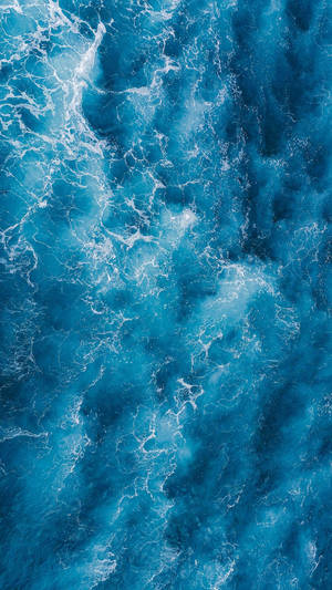 Android Blue Waves Wallpaper