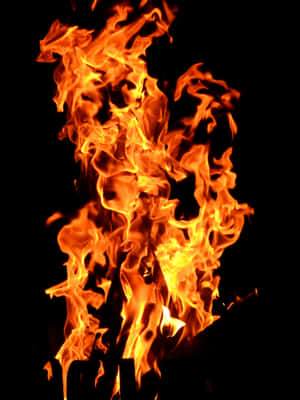 Android Fire Blazing Wallpaper