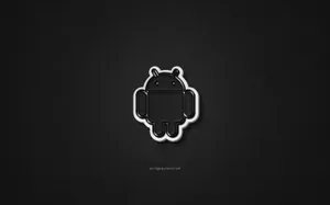 Android Leather Logo Desktop Wallpaper