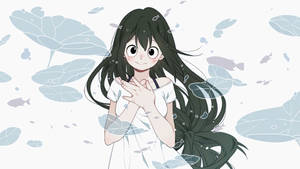 Angel Froppy In White Dress Wallpaper