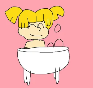 Angelica Pickles Pink Cartoon Wallpaper