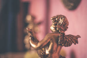 Angels In Heaven Bronze Sculpture Wallpaper