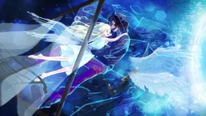Angels Of Death Rachel And Zack Artwork Wallpaper