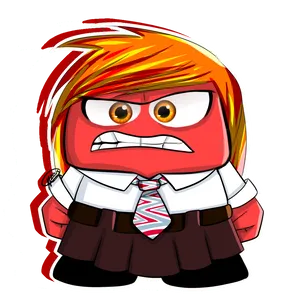 Anger Inside Out Gender Bend Wallpaper