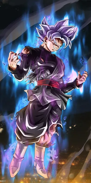 Angry And Enraged Goku Black Wallpaper