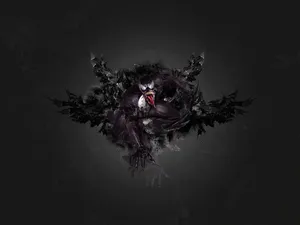 Angry Black Venom Wallpaper