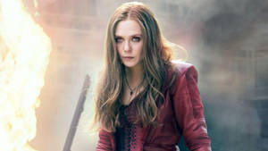 Angry Scarlet Witch In Wandavision Wallpaper