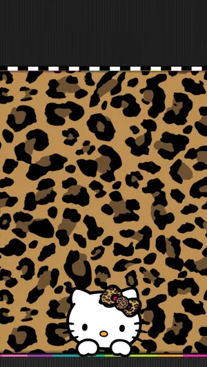 Animal Print Hello Kitty Wallpaper