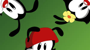 Animaniacs Warners Cute Peeking Wallpaper