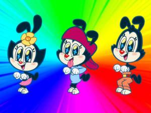 Animaniacs Warners Rainbow Fan Art Wallpaper