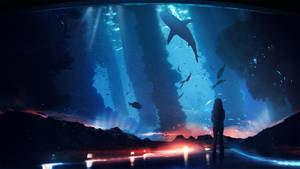 Animated Aquarium Scenery Wallpaper