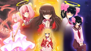 Animated Characters Introducing An Otherworldly Theme In