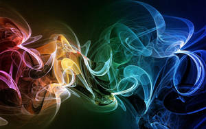 Animated Colored Smoke Wallpaper