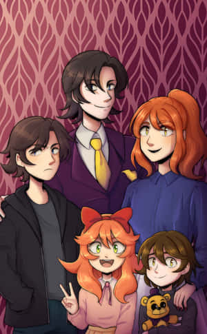 Animated Family Portrait Wallpaper