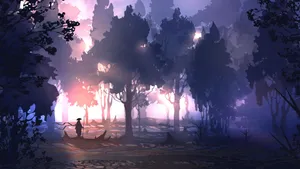 Animated Fantasy Forest Wallpaper