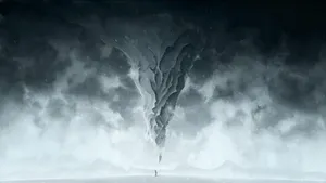 Animated Frozen Upside Down Tornado Wallpaper