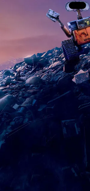 Animated Galaxy S10 Plus Wall-e Wallpaper