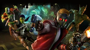 Animated Guardians Of The Galaxy Hd Wallpaper