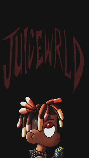 Animated Juice Wrld Drinks Wallpaper