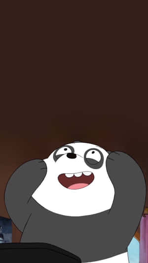 Animated Panda Laughing Hysterically.jpg Wallpaper