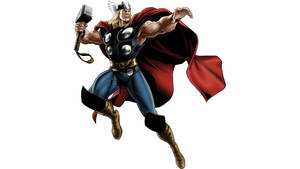 Animated Thor Superhero Marvel Comics Wallpaper