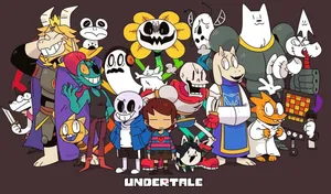 Animated Undertale Poster Wallpaper