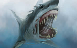 Animated Zombie Black Shark Wallpaper