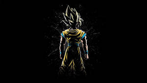 Anime Boy Dark Goku Super Saiyan Wallpaper