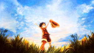 Anime Boys Cute Happy Luffy Wallpaper