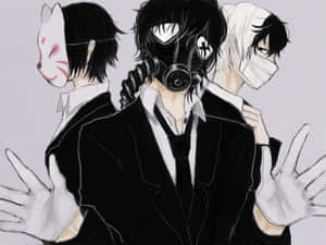Anime Boys With Masks Wallpaper