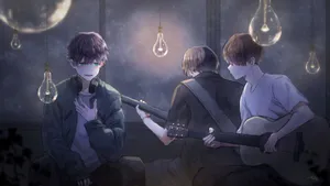 Anime Gaming Cute Innocent Boys Wallpaper