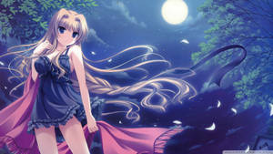 Anime Girl Wearing Lingerie Wallpaper