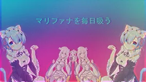 Anime Girls Purple Aesthetic Tumblr Laptop Wallpaper