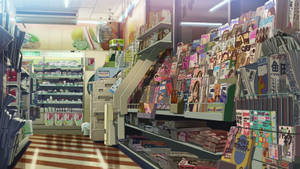 Anime Grocery Store Wallpaper