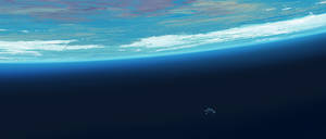 Anime Planet Girl In Orbit Wallpaper