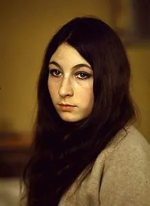 Anjelica Huston Vintage Colorized Portrait Photograph Wallpaper