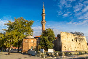 Ankara Ancient Mosque Wallpaper