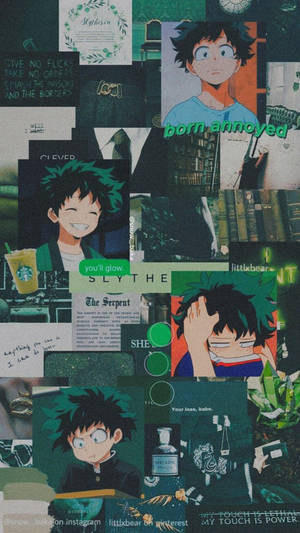 Annoyed Deku Aesthetic My Hero Academia Wallpaper