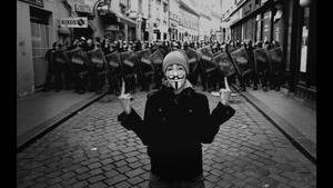 Anonymous Street Activist Wallpaper
