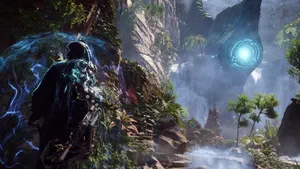 Anthem 4k Mountainside Game Scene Wallpaper