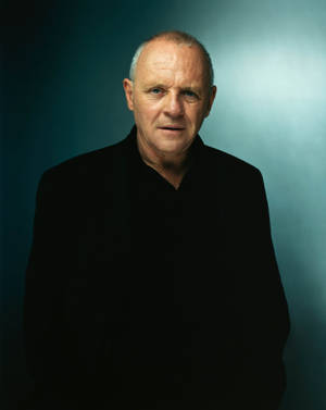 Anthony Hopkins In Dark Suit Wallpaper