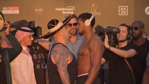 Anthony Joshua And Andy Ruiz Faceoff Wallpaper