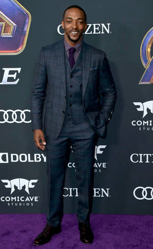 Anthony Mackie Avengers Endgame Premiere Wallpaper