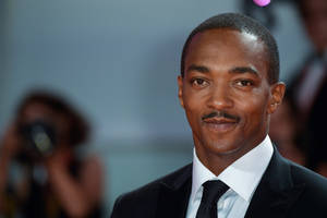 Anthony Mackie Headshot Wallpaper