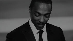 Anthony Mackie In Dress Suit Wallpaper