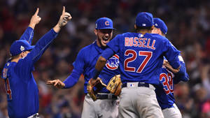 Anthony Rizzo Happy Cubs Players Wallpaper