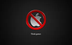 Anti-apple Logo Gaming Profile Wallpaper